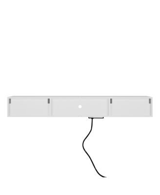 Wall Mounted Floating 65" TV Stand With 16 Color Leds