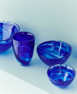 15" Contrast Dish Blue Serve Ware 