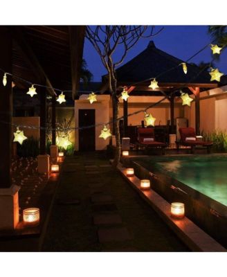 Star String Lights Halloween Christmas Waterproof Decor