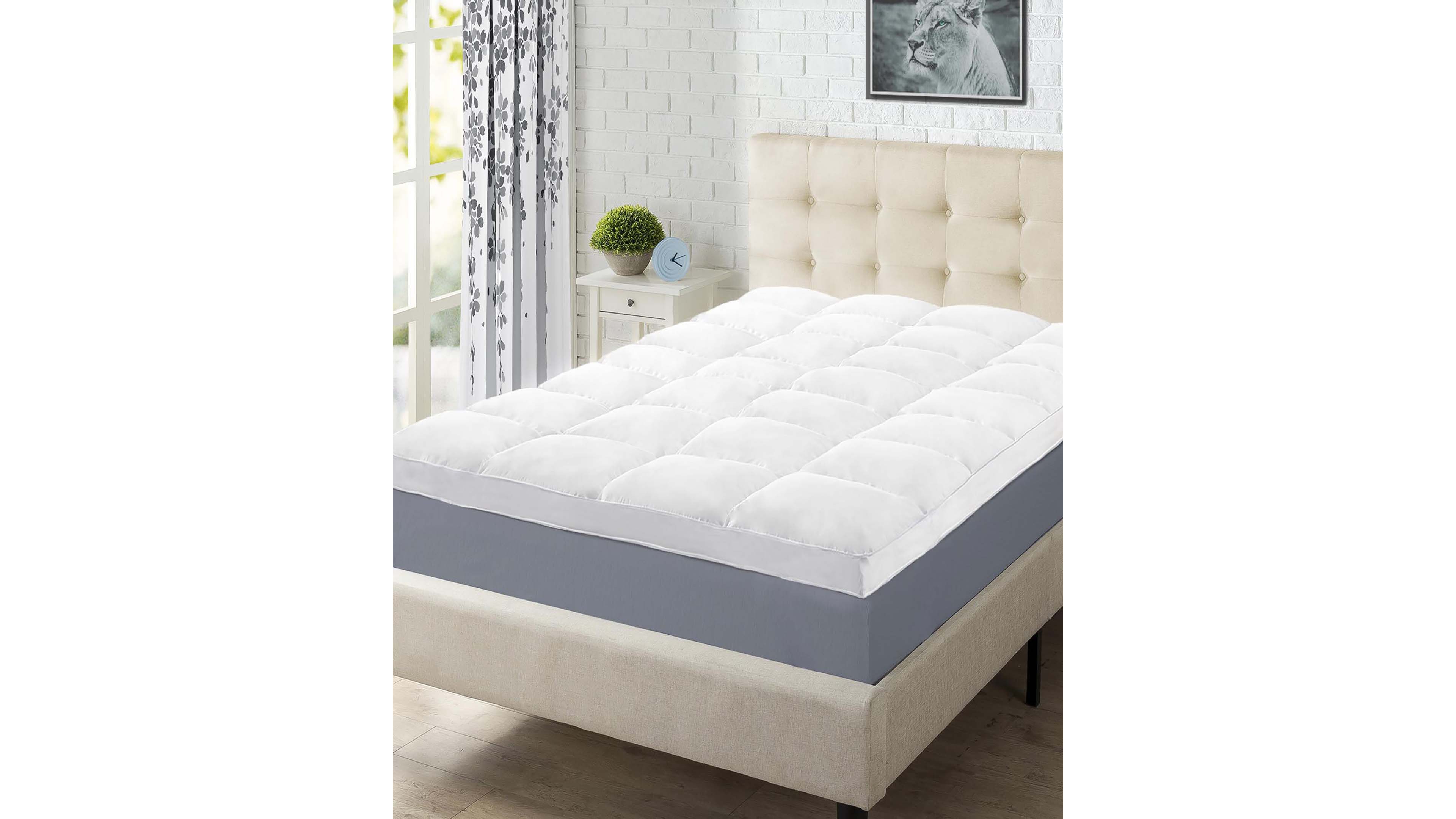 Superior 2-Inch Down Alternative Mattress Pad Topper, King