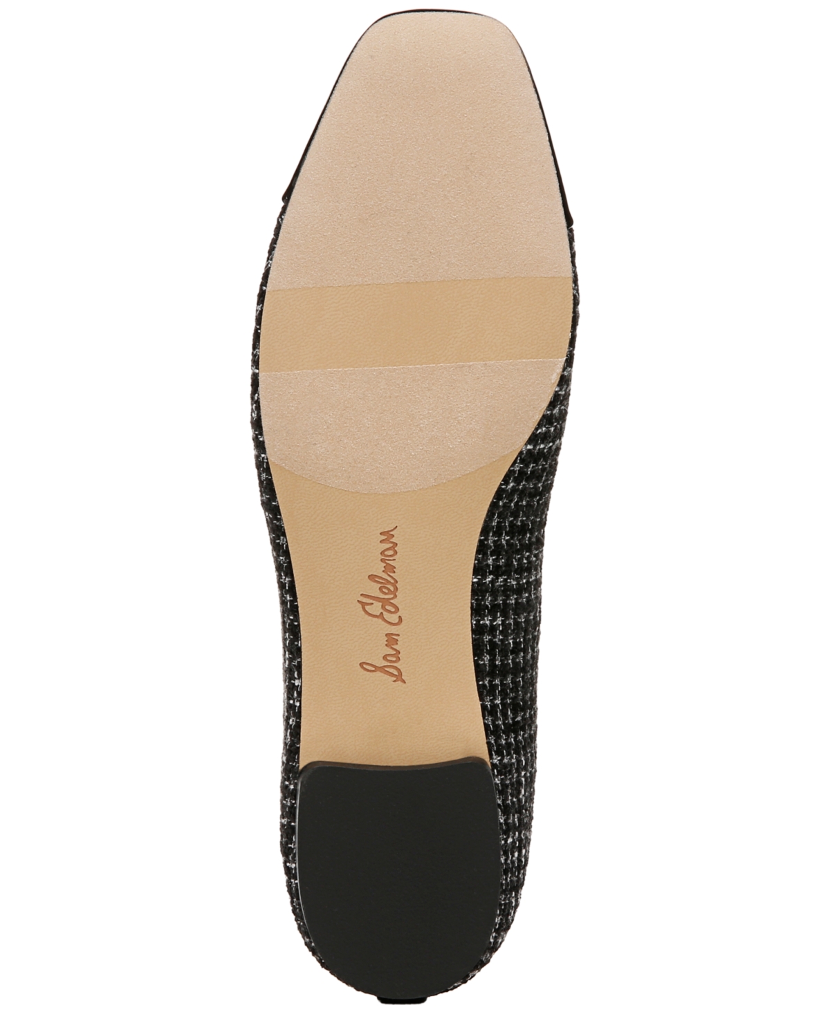 Sam Edelman Women's Marley Cap-toe Ballet Flats In Brown Mult Tweed,black