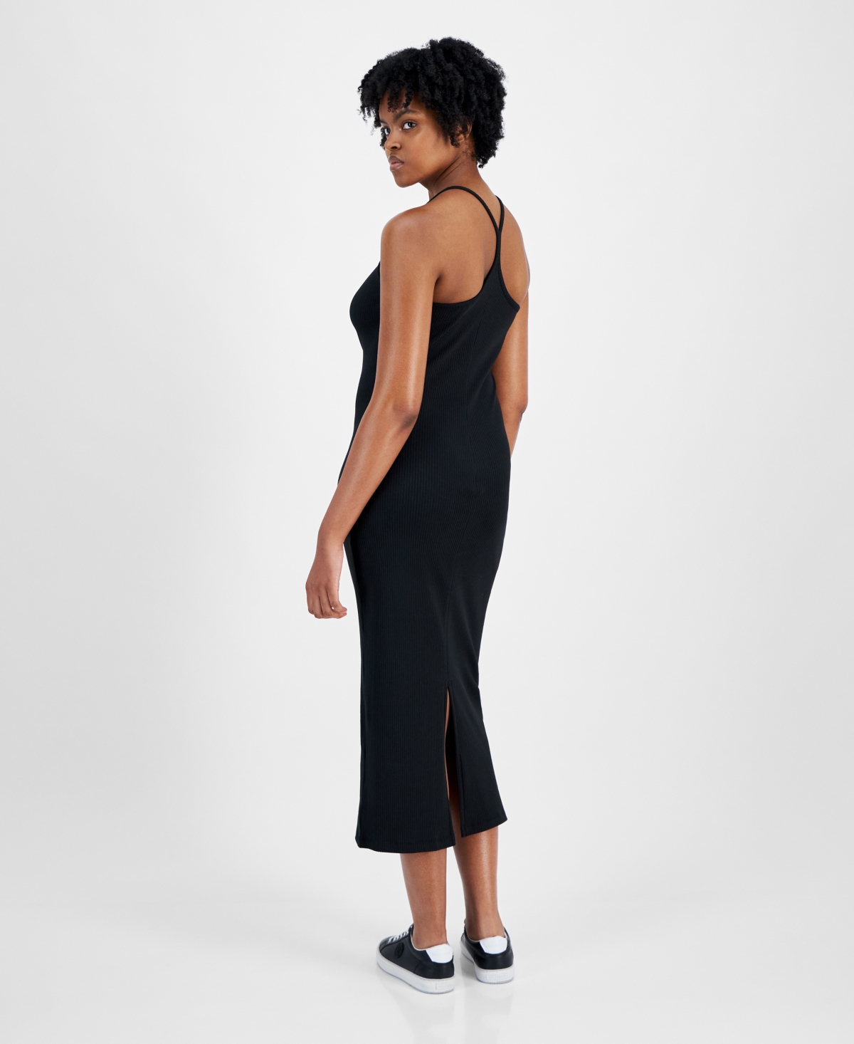 Tommy Jeans Women's Badge Ribbed Tank Dress