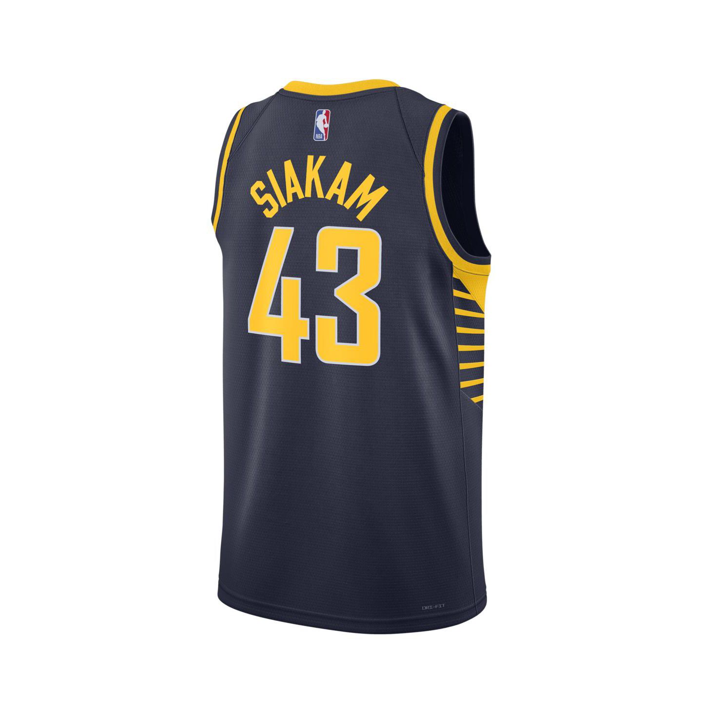 Мужской топ Nike Pascal Siakam Indiana Pacers Swingman Jersey - Icon Edition — фото 2