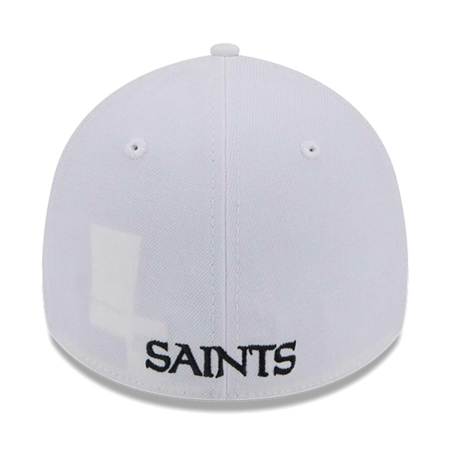Мужская кепка New Era White New Orleans Saints Main 39THIRTY Flex Hat — фото 4