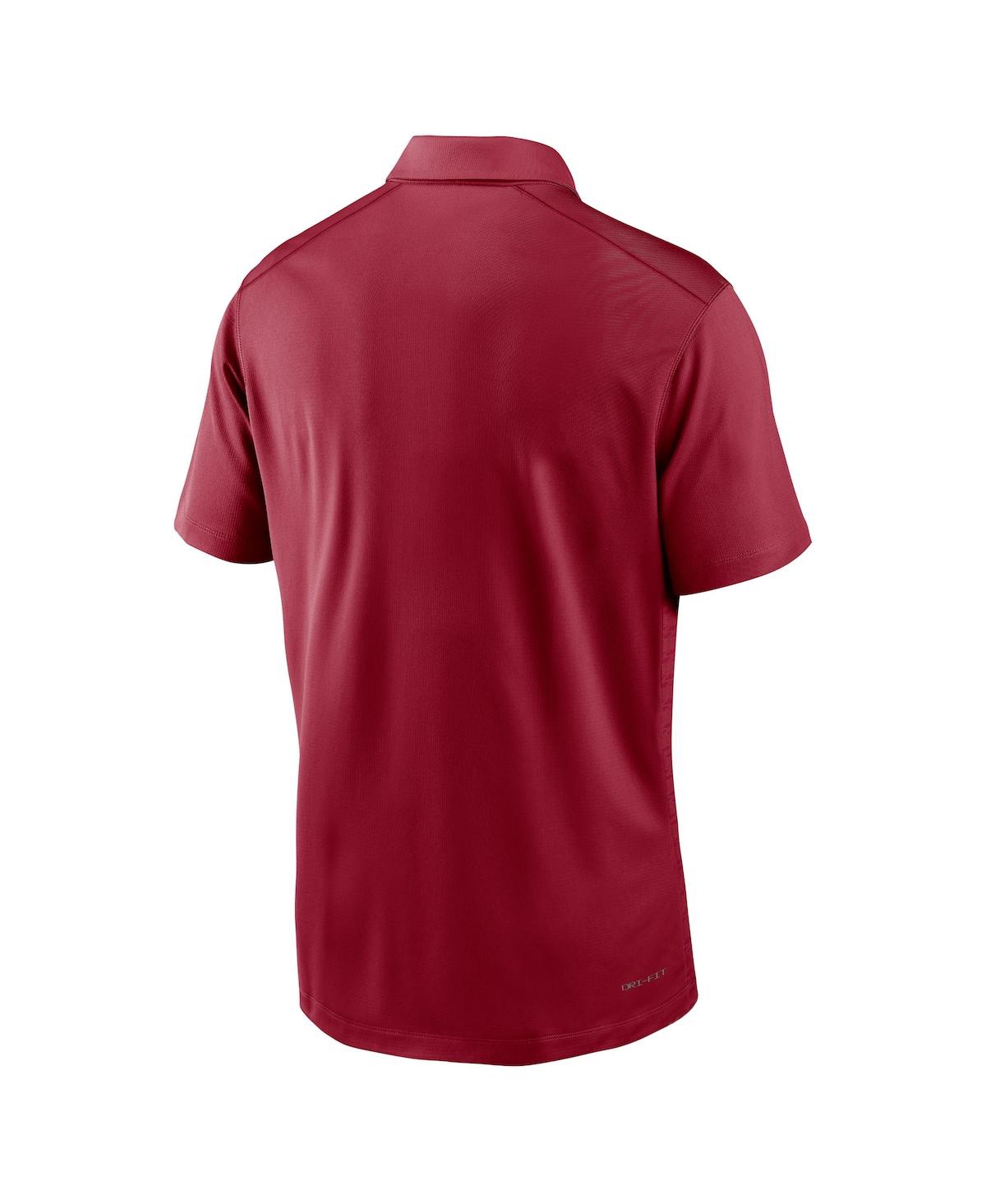 Nike Men's Cardinal Stanford Cardinal 2024 Early Season Coaches Sideline Performance Polo In Crimson