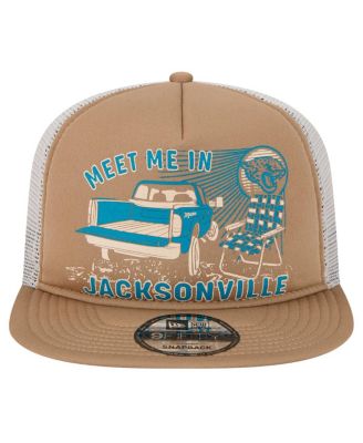 Men's Tan Jacksonville Jaguars Meet Me 9FIFTY Snapback Hat