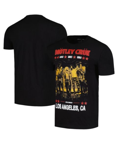 Мужская футболка Global Merch Black Motley Crue Girls Girls Girls Live Poster