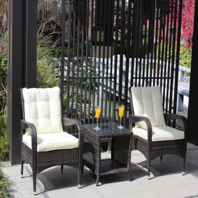 3-Piece Patio Set Sectional Sofa