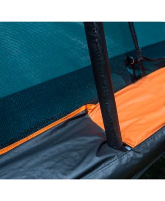 Pro-Series Rectangular Trampoline 10ft x 18ft - Double the Springs, Patented V-shaped Spring Arrangement, Comfort Weave Jumping Surface