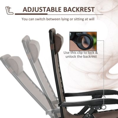 Folding Brown Rocking Chair with Phone Holder