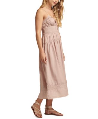 Lucky Brand Women's Black Lace Dress – Sleeveless A-Line Dress With Pockets
