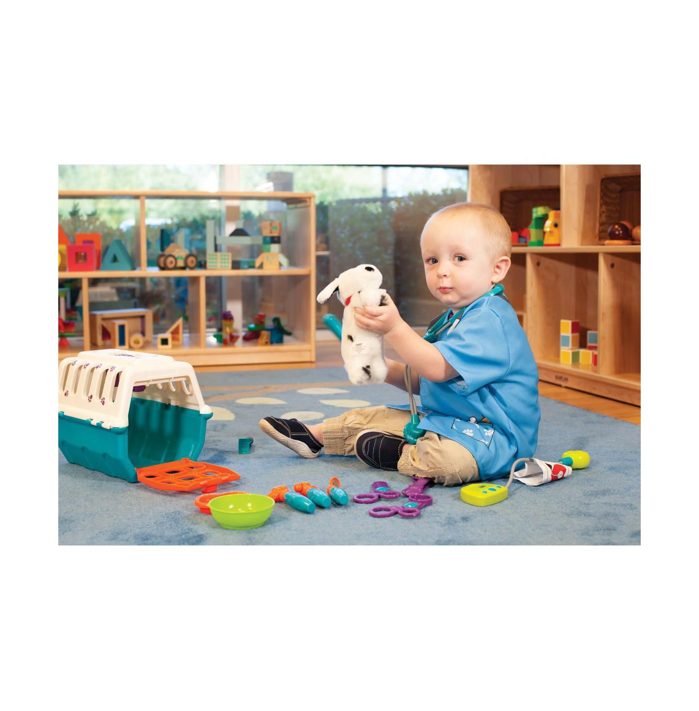 Детские игрушки Battat Dalmatian Vet Kit 16-Piece Playset, Ages 2+ — фото 5