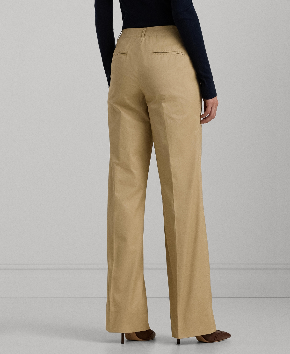 Lauren Ralph Lauren Women's High-Rise Straight-Leg Pants, Regular & Petite