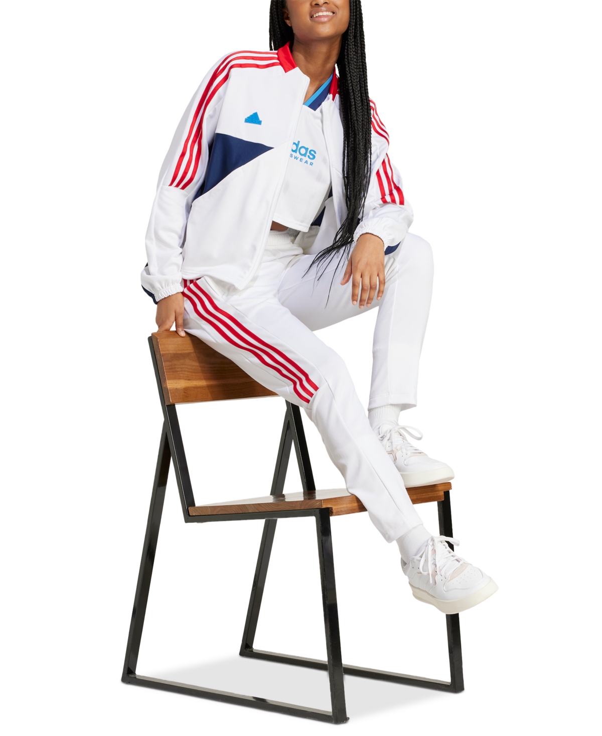 adidas Women's House of Tiro Nations Pack Track Pants -team Navy Blue 2/Better Scarlet
