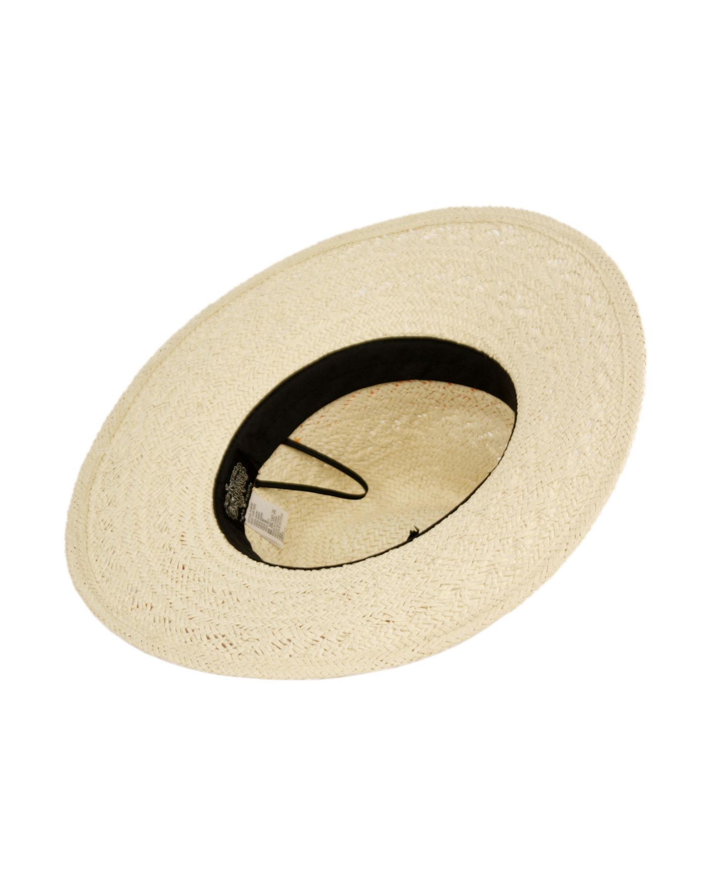 Женский головной убор Angela & William Straw Wide Brim Panama Fedora Sun Hat, цвет: Натуральный — фото 4