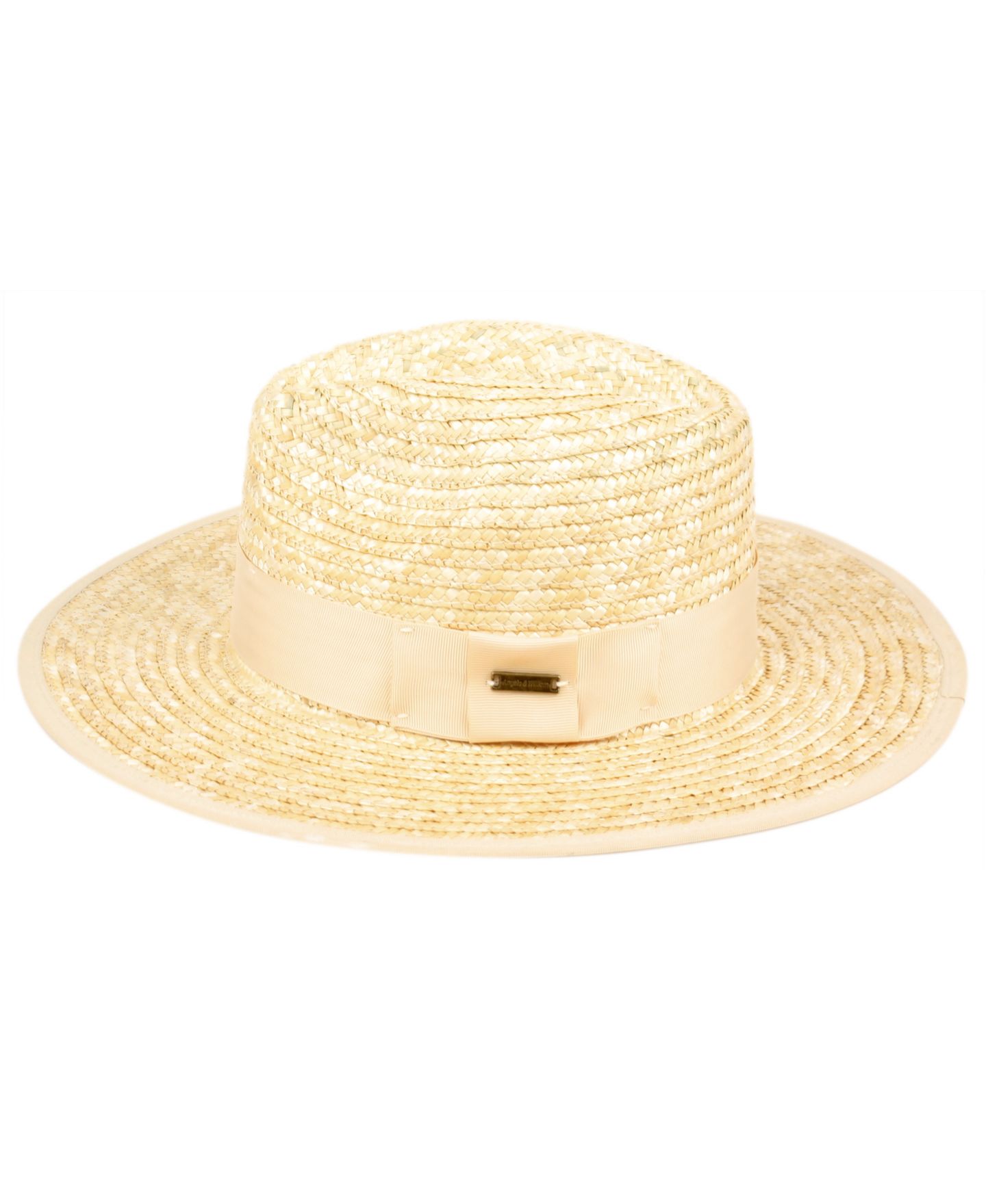 Женский головной убор Angela & William Straw Panama Fedora Hat, цвет: Натуральный — фото 3