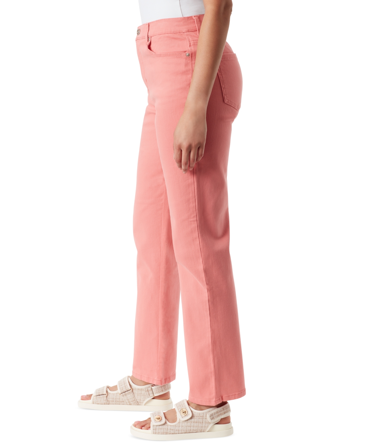 Gloria Vanderbilt Women's Amanda Colored Twill Straight-Leg Jeans