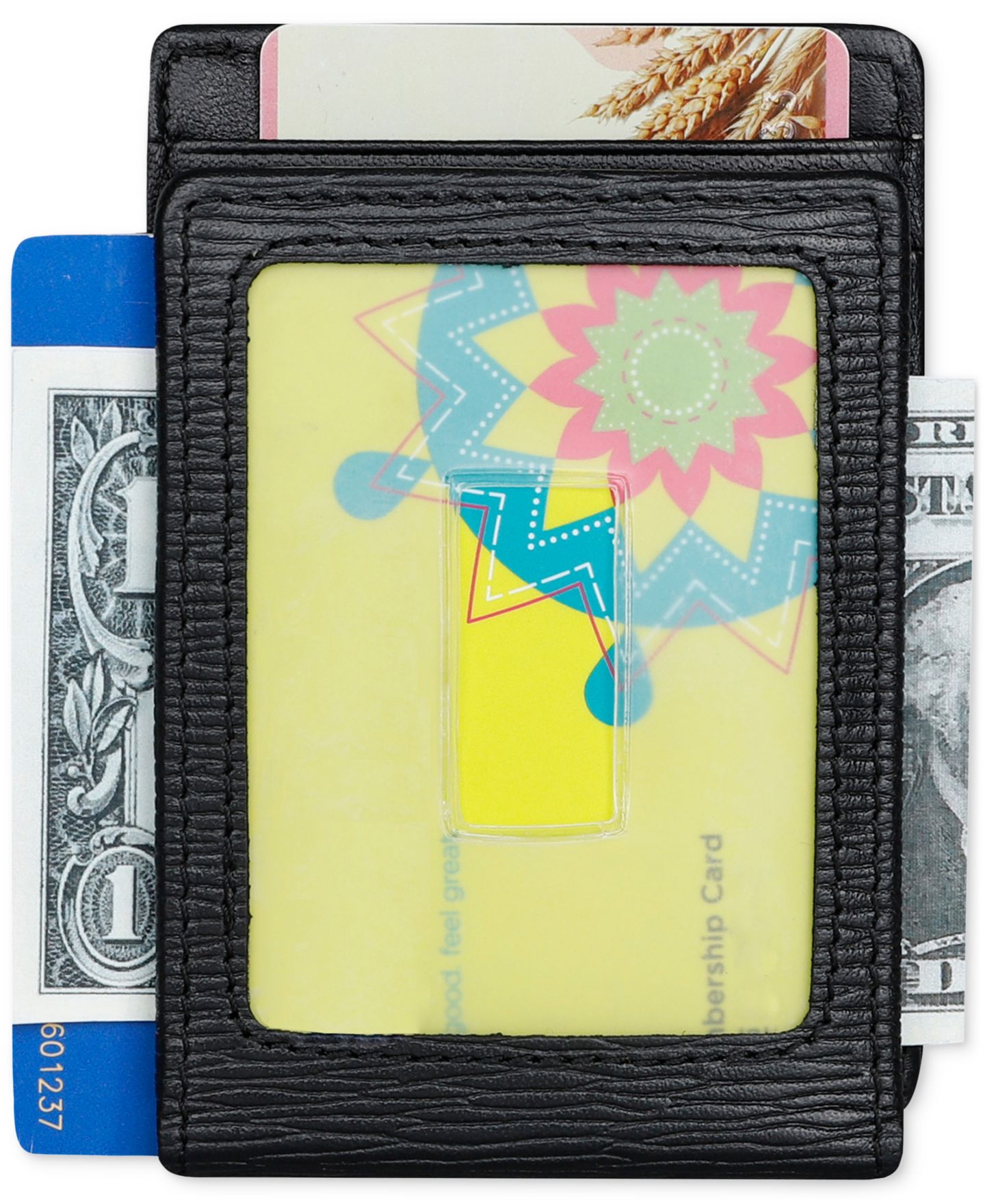 Мужской кошелёк Calvin Klein CK Logo Wallet, цвет: Чёрный — фото 5