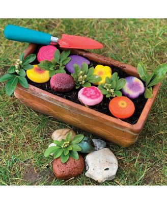 Sensory Play Stones: Flowers - 8 Pieces
