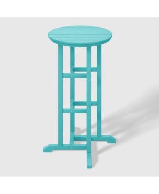 Outdoor Patio Bar Height Table and Bar Stool 4-Piece Dining Set