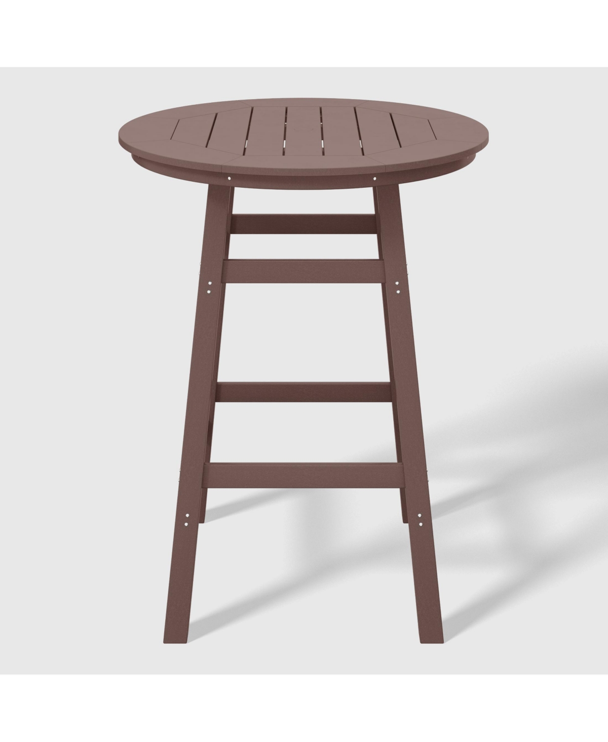 WestinTrends 5-Piece Hdpe Outdoor Patio Dining Bar Bistro Table Set with Stools