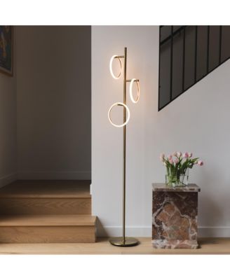 Saturn 66" LED Tree Floor Lamp with 3 Removeable Light Rings