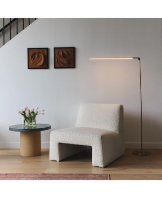 Libra Modern Minimalist LED Floor Lamp with Adjustable Color Temperature (54.5")