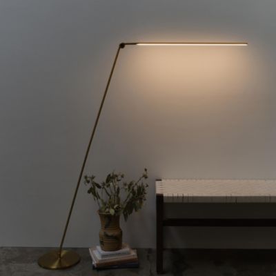 Libra Modern Minimalist LED Floor Lamp with Adjustable Color Temperature (54.5")