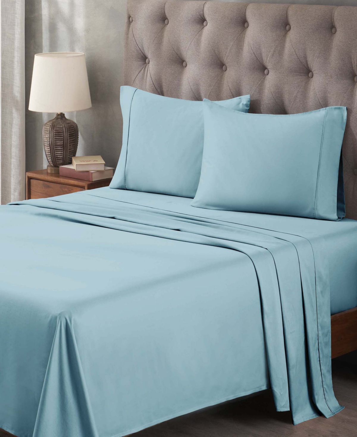 Superior Egyptian Cotton 400 Thread Count Solid Deep Pocket Sheet Set,