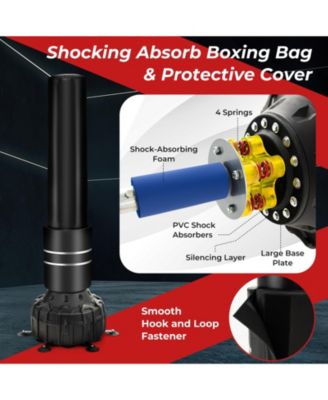 Freestanding Punching Bag 71 Inch Boxing Bag with 25 Suction Cups Gloves and Filling Base