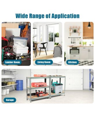 5-Tier Steel Shelving Unit Storage Shelves Heavy Duty Storage Rack