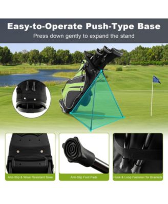 Golf Stand Bag Lightweight and Portable Golf Cart Bag with Shoulder Strap