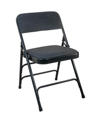 1-pack Metal Frame + Fabric Padded Seat + Folding Chair