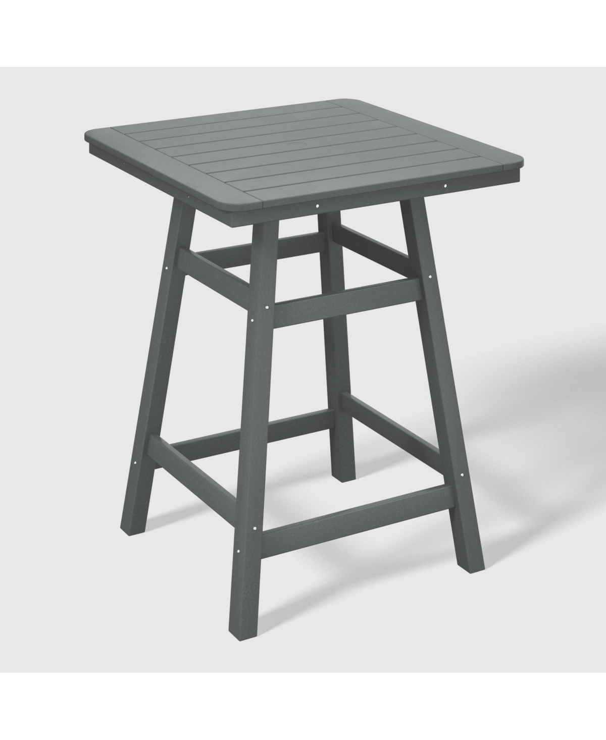 WestinTrends 5-Piece Hdpe Outdoor Patio Dining Bar Bistro Table Set with Counter High Stools
