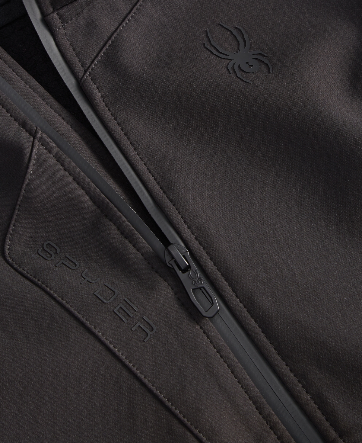 Spyder Big Boys Hooded Softshell Jacket In Black