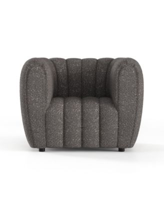 Lysander 41" Boucle Fabric Accent Club Chair