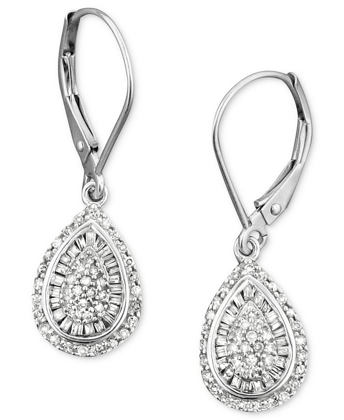 Wrapped in Love Diamond Teardrop Earrings (1/2 ct. .) in 14k White,  Yellow or Rose Gold, Created for Macy's & Reviews - Earrings - Jewelry &  Watches - Macy's