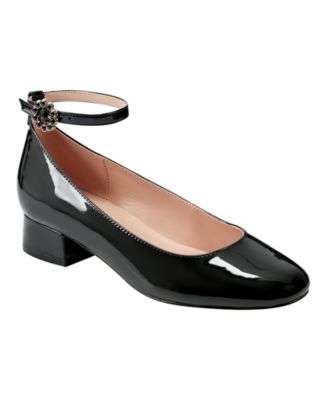 Women's Lexy Ankle Strap Low Block Heel Pumps