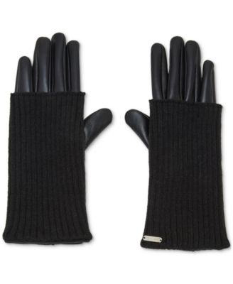 Women's Mixed-Media Gloves