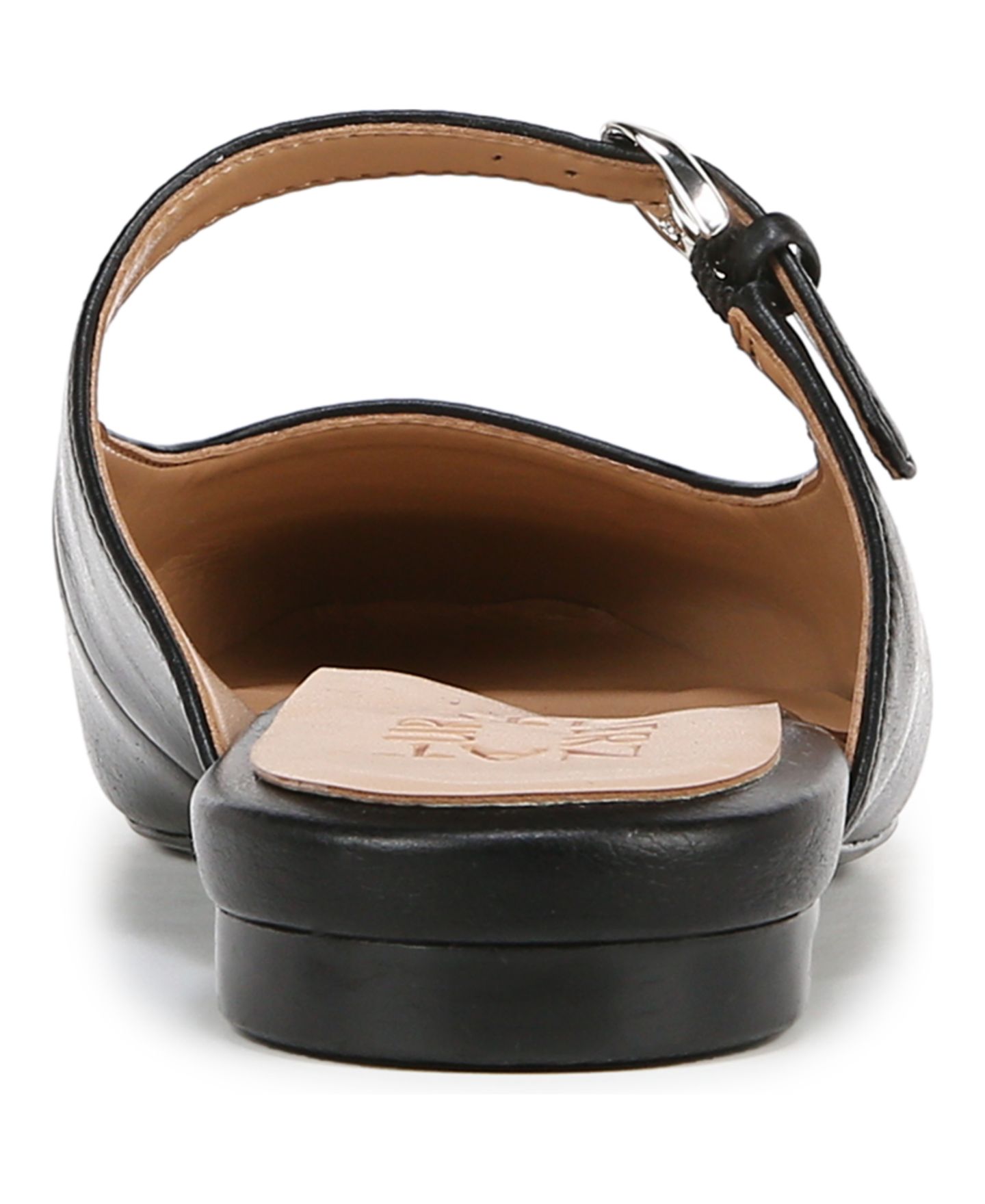 Женские сабо Naturalizer Apple Square Toe Mary Jane Mules, цвет: Чёрная искусственная кожа — фото 3