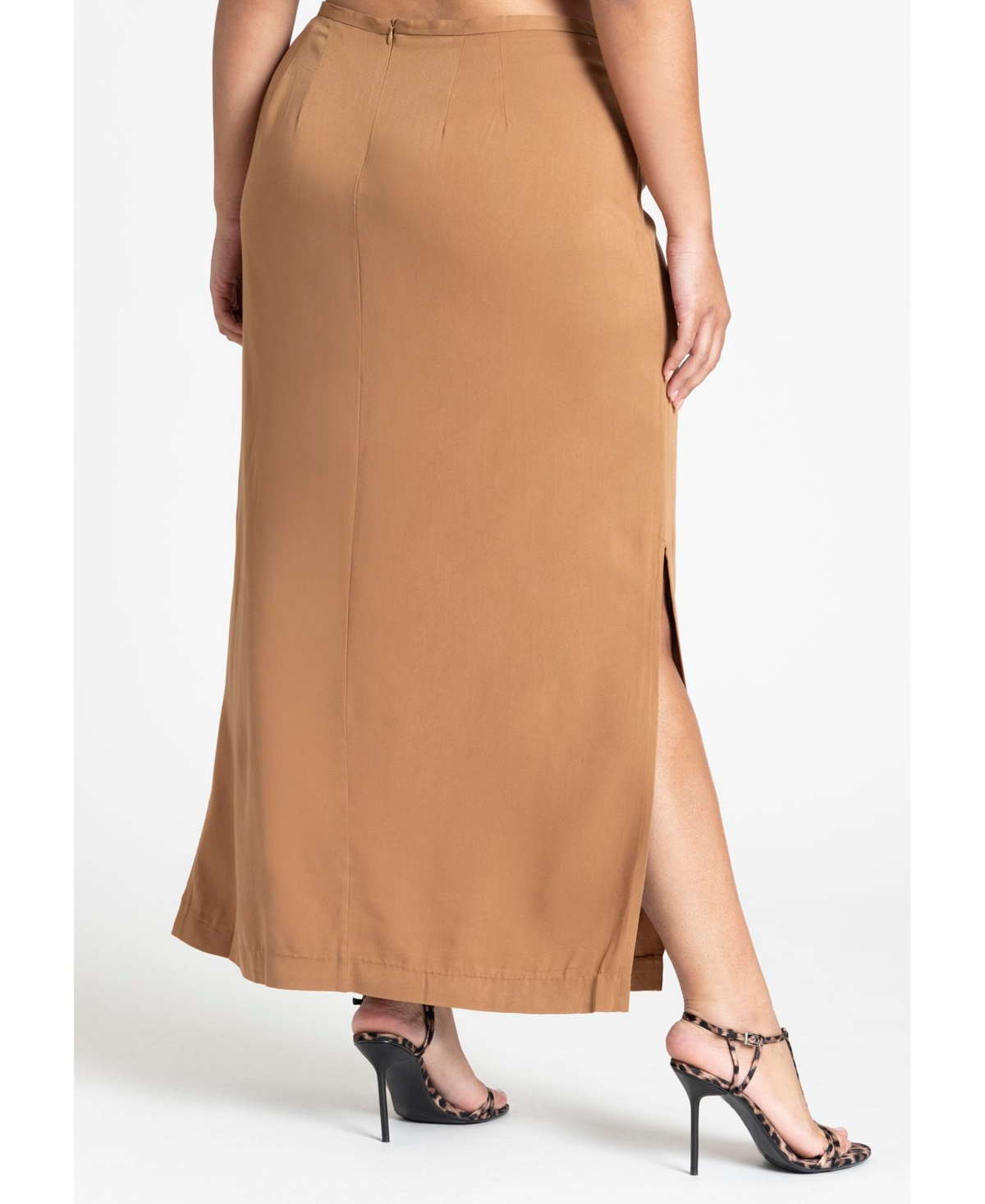 Eloquii Plus Size Lightweight Column Skirt