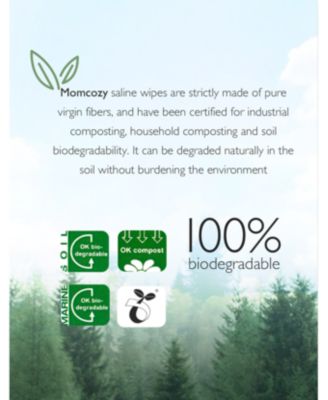 Nose Saline Baby Wipes 30 Count (6 packs)