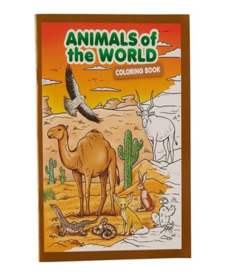 Three Little Twigs Animals Of The World Coloring Books Bundle