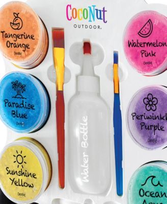 Chalk Paint Set DIY Sidewalk Chalk Kit 6pk Refill