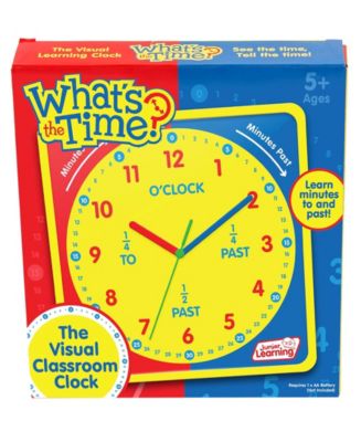Junior Learning What's The Time Classroom Learning Clock - Macy's