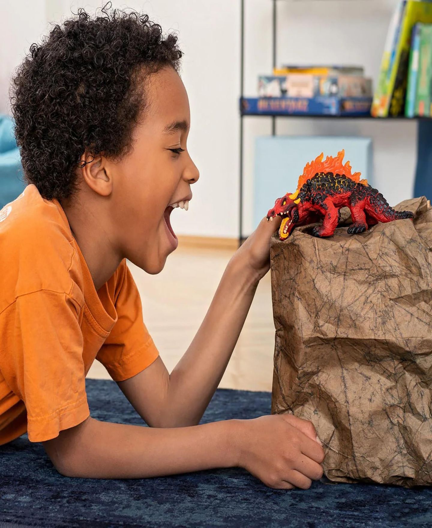 Детская фигурка Schleich Eldrador Creatures Magma Lizard Movable-Jaw Action Figure, Ages 5+ — фото 5