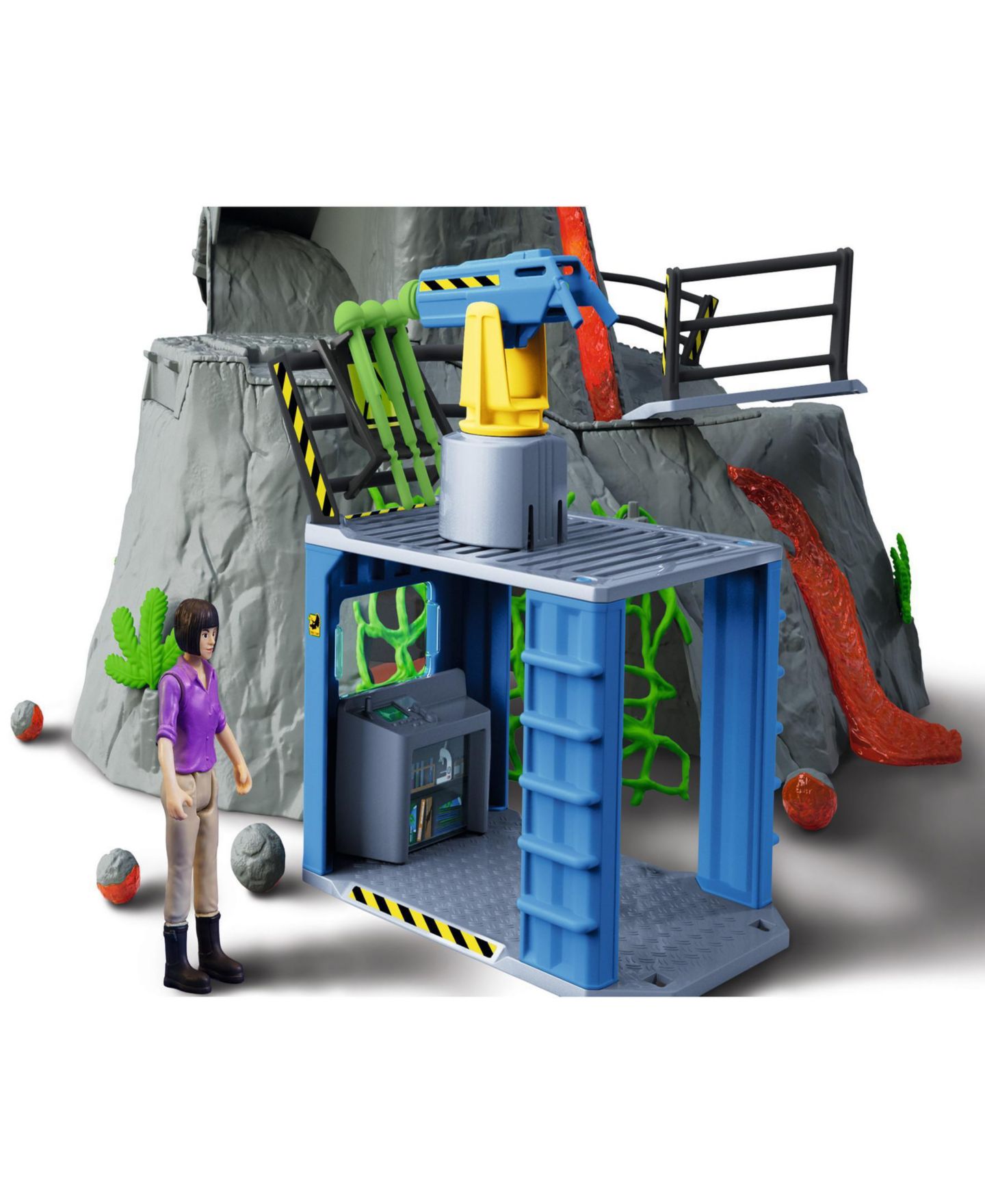 Детский игровой набор Schleich Dinosaurs Volcano Expedition Base Camp Playset — фото 4