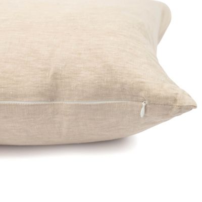 20" x 20" French Linen Pillow with Removable Sham