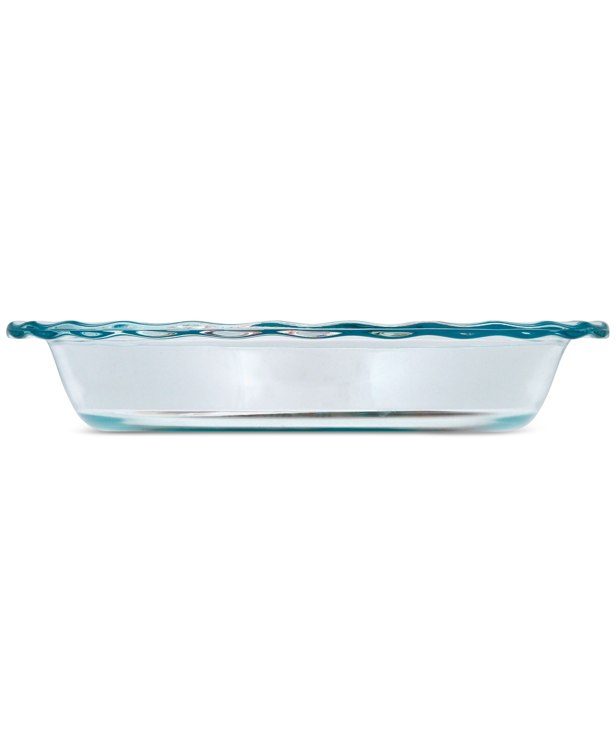 Pyrex 9.5" Tempered Glass Pie Plate In No Color