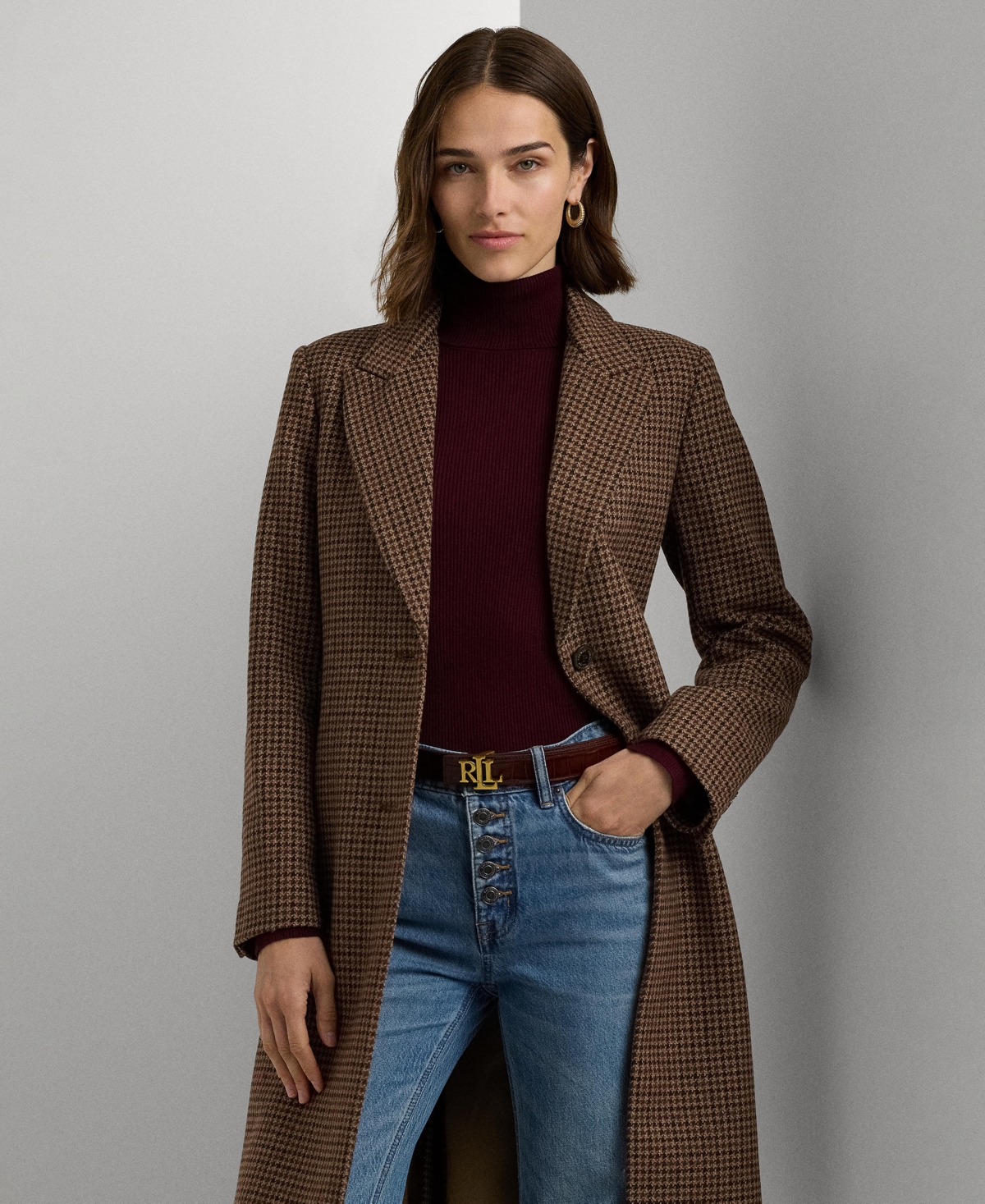 Lauren Ralph Lauren Women's Wool Blend Walker Coat
